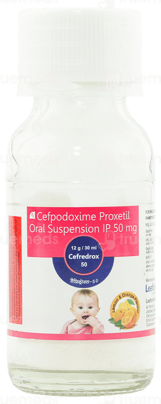 Cefredrox 50 Mg Lemon And Orange Suspension 30 Ml